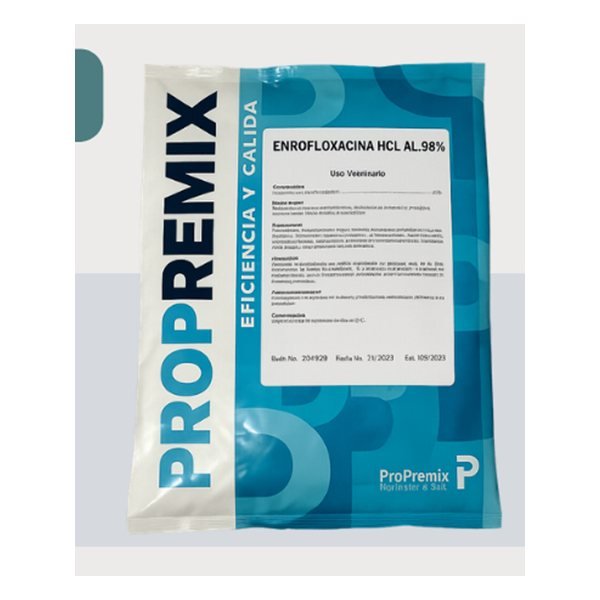 ENROFLOXACINA HCL 99%, producto veterinario